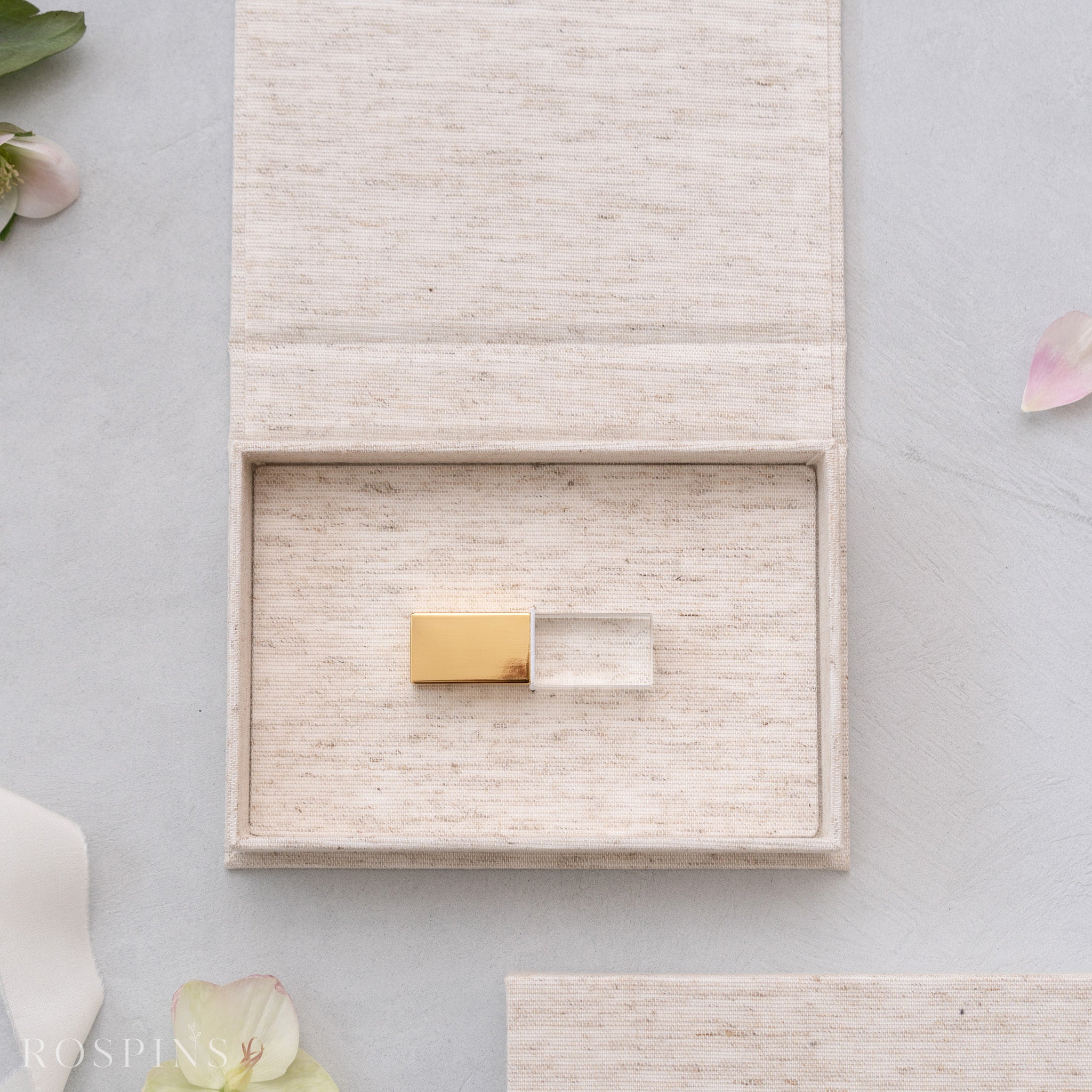 Linen USB Box - Stratum Linen