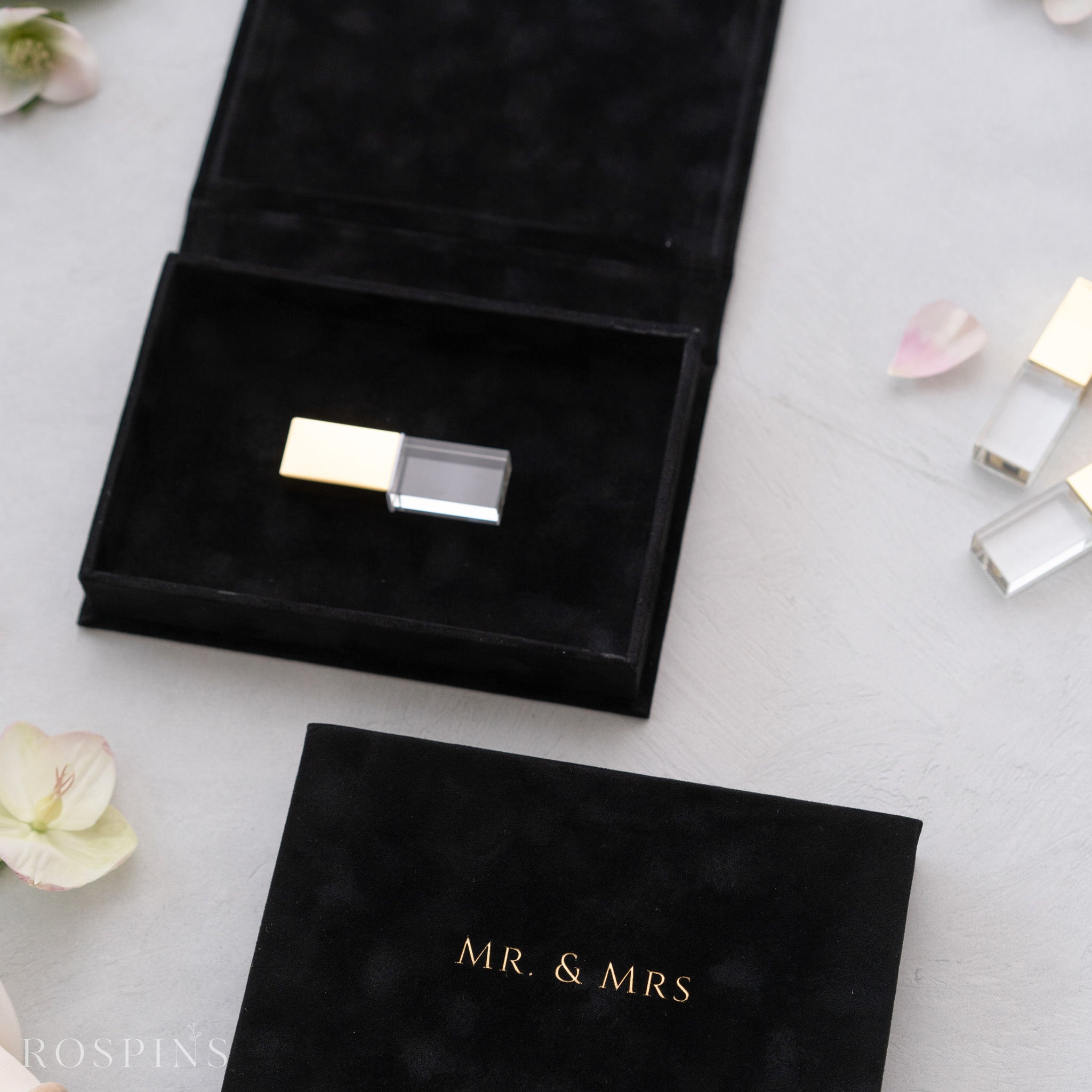 Velvet USB Box - Black