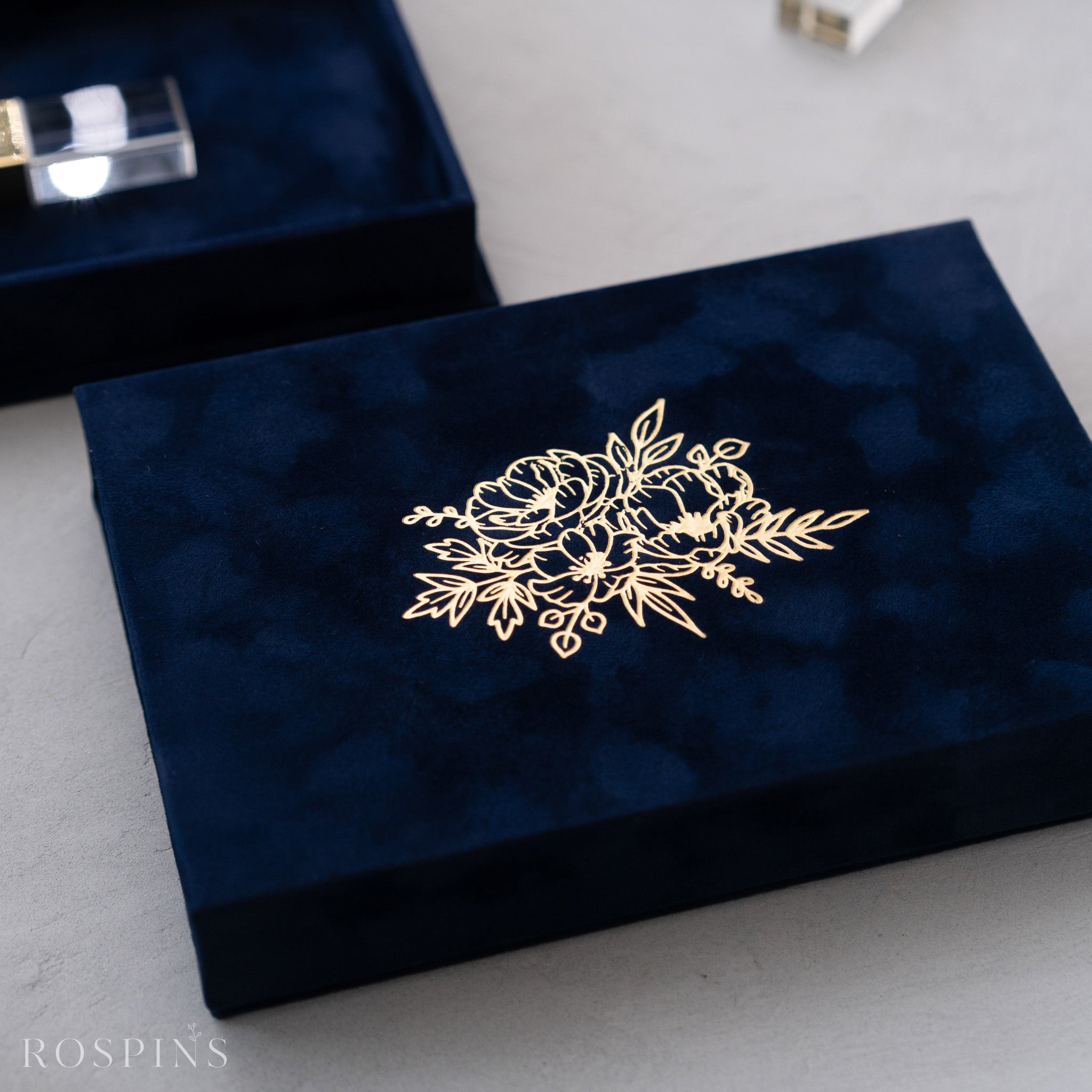 Velvet USB Box -Deep Blue