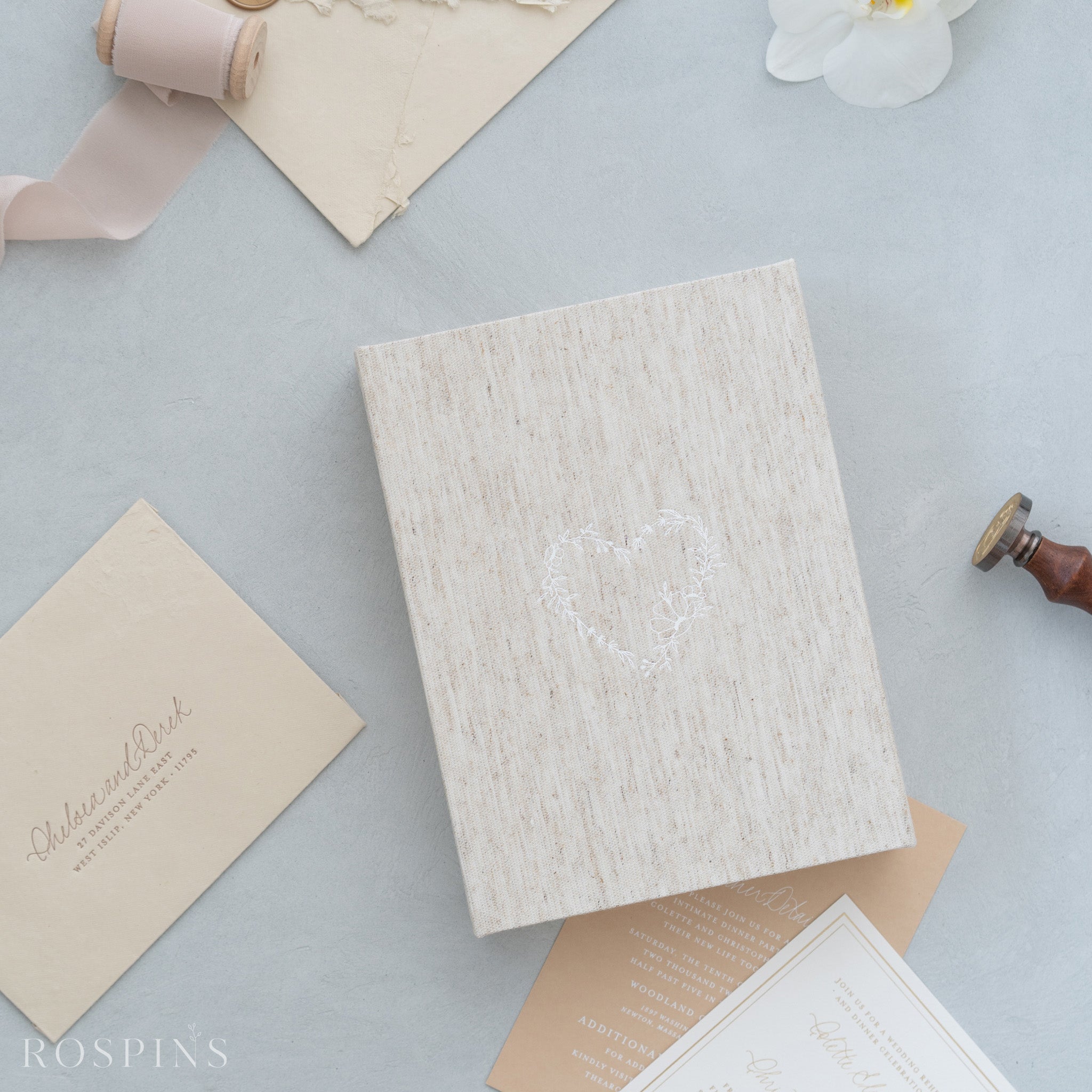 Linen Invitation Box - Stratum Linen