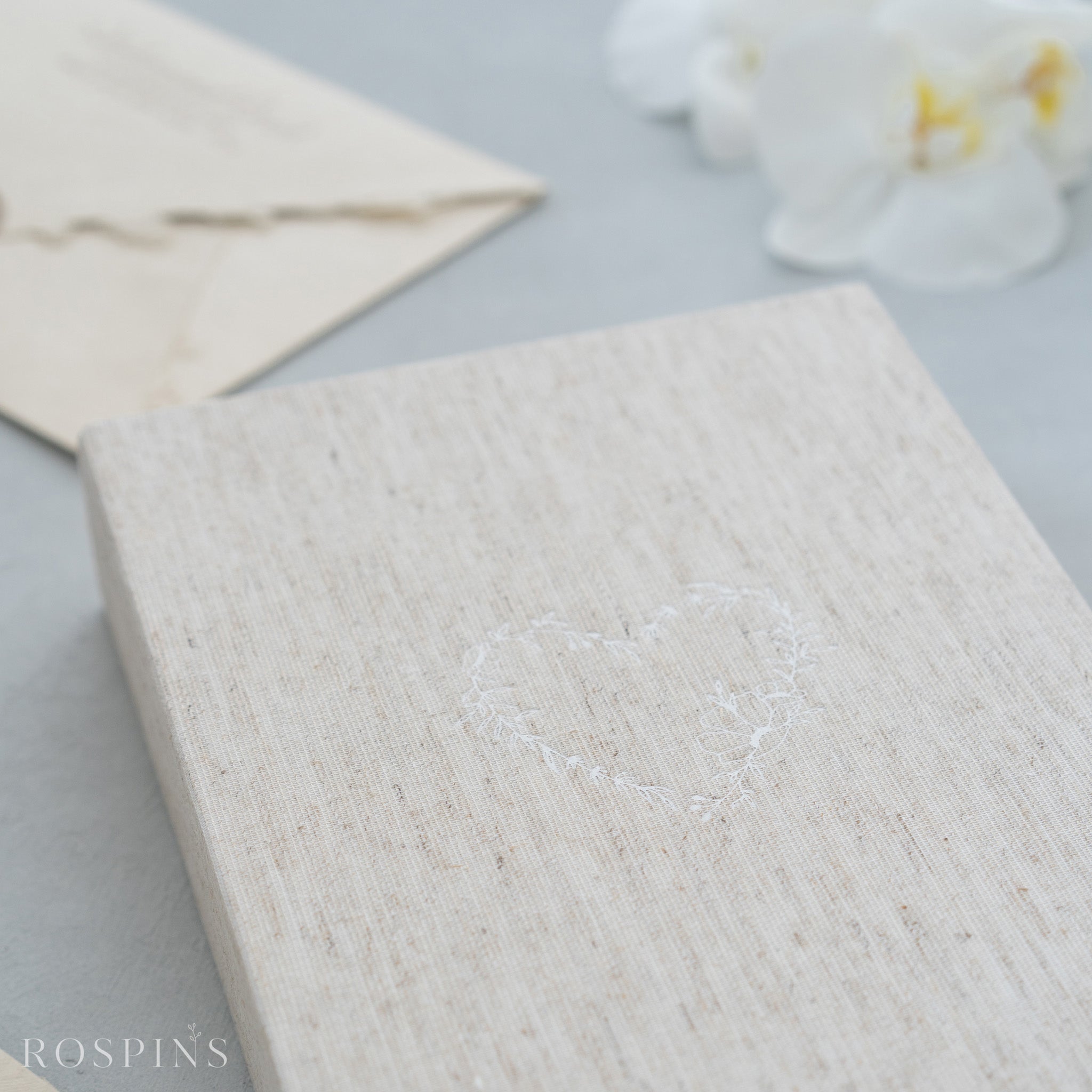 Linen Invitation Box - Stratum Linen