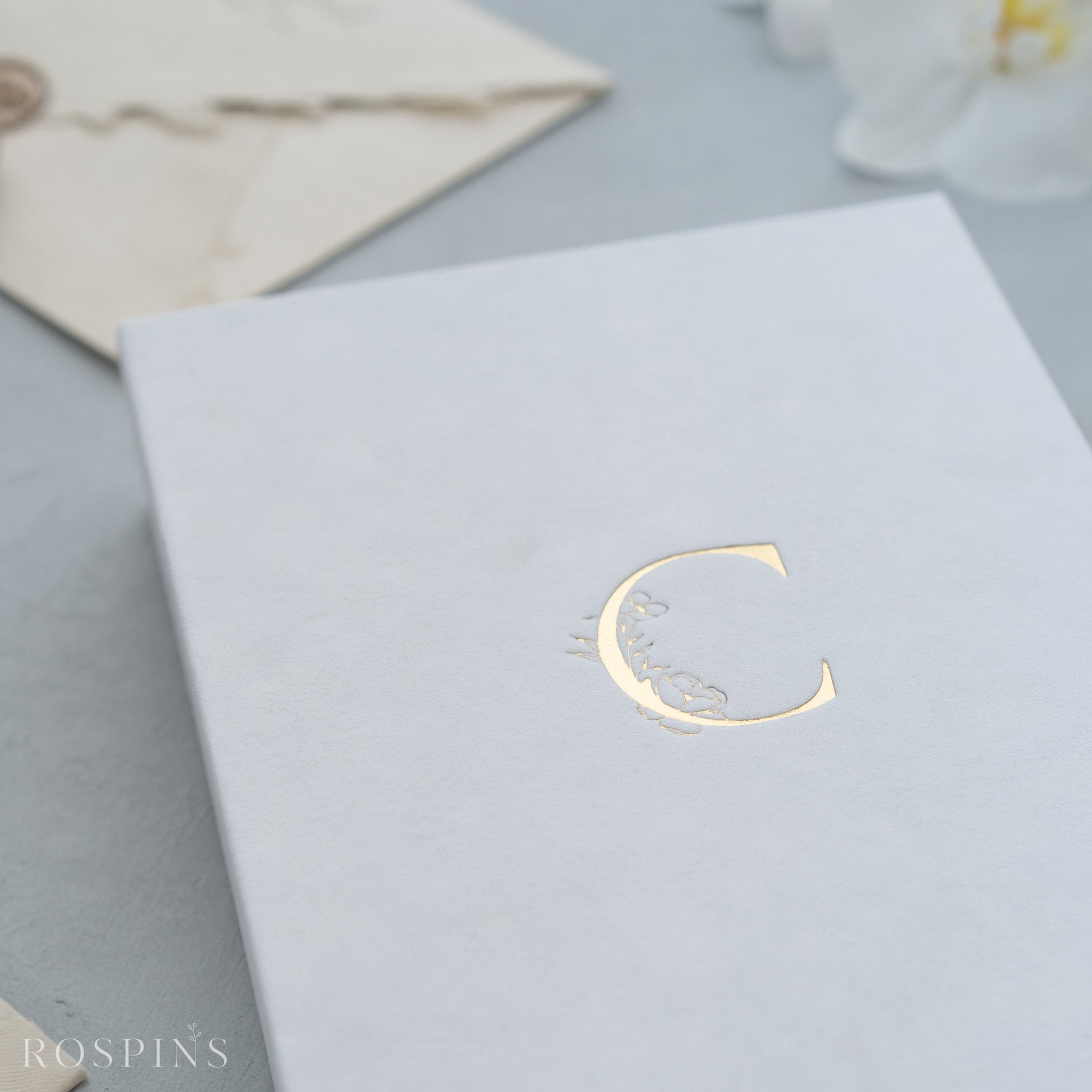 Velvet Invitation Box - Bright White