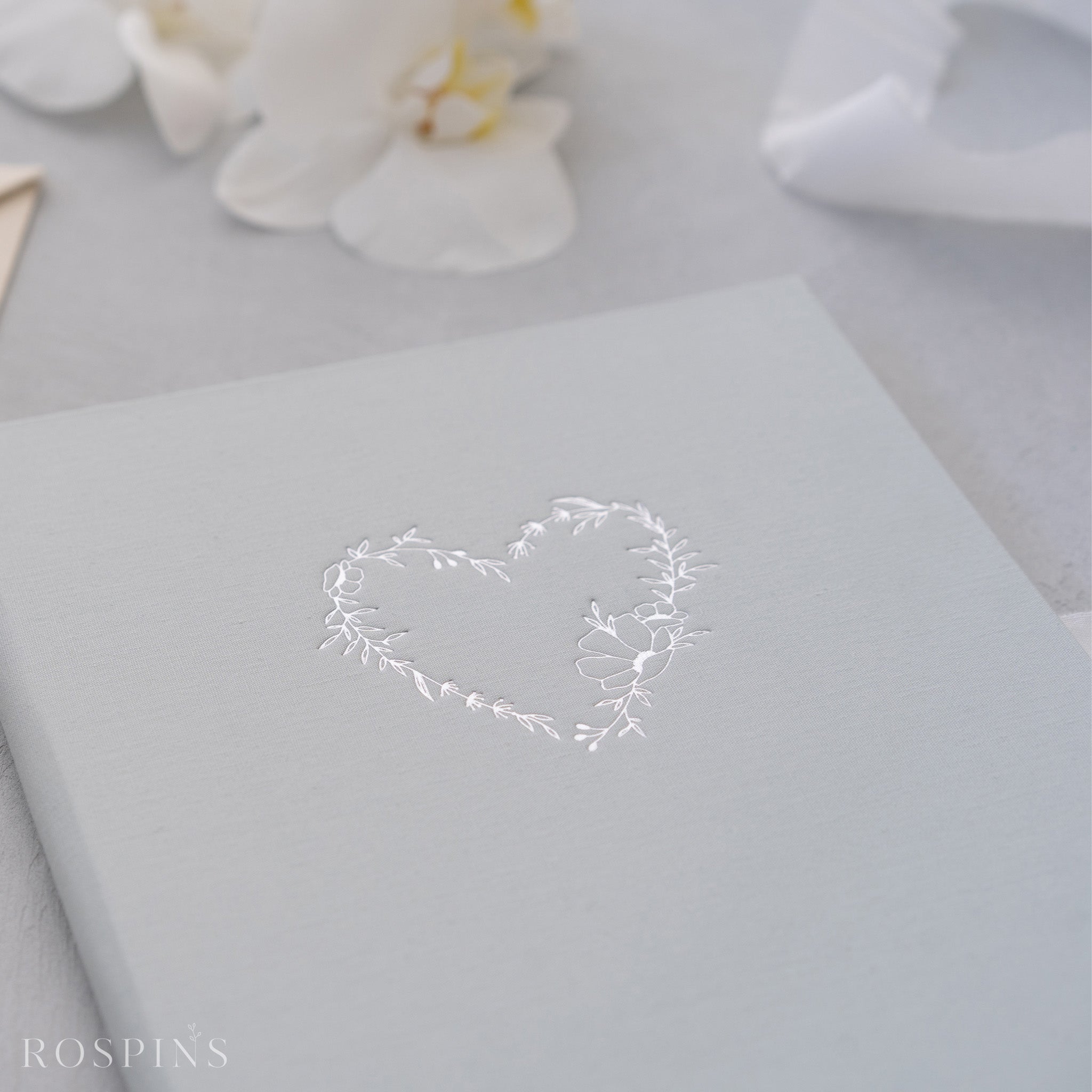 Linen Invitation Folio - Beau Blue