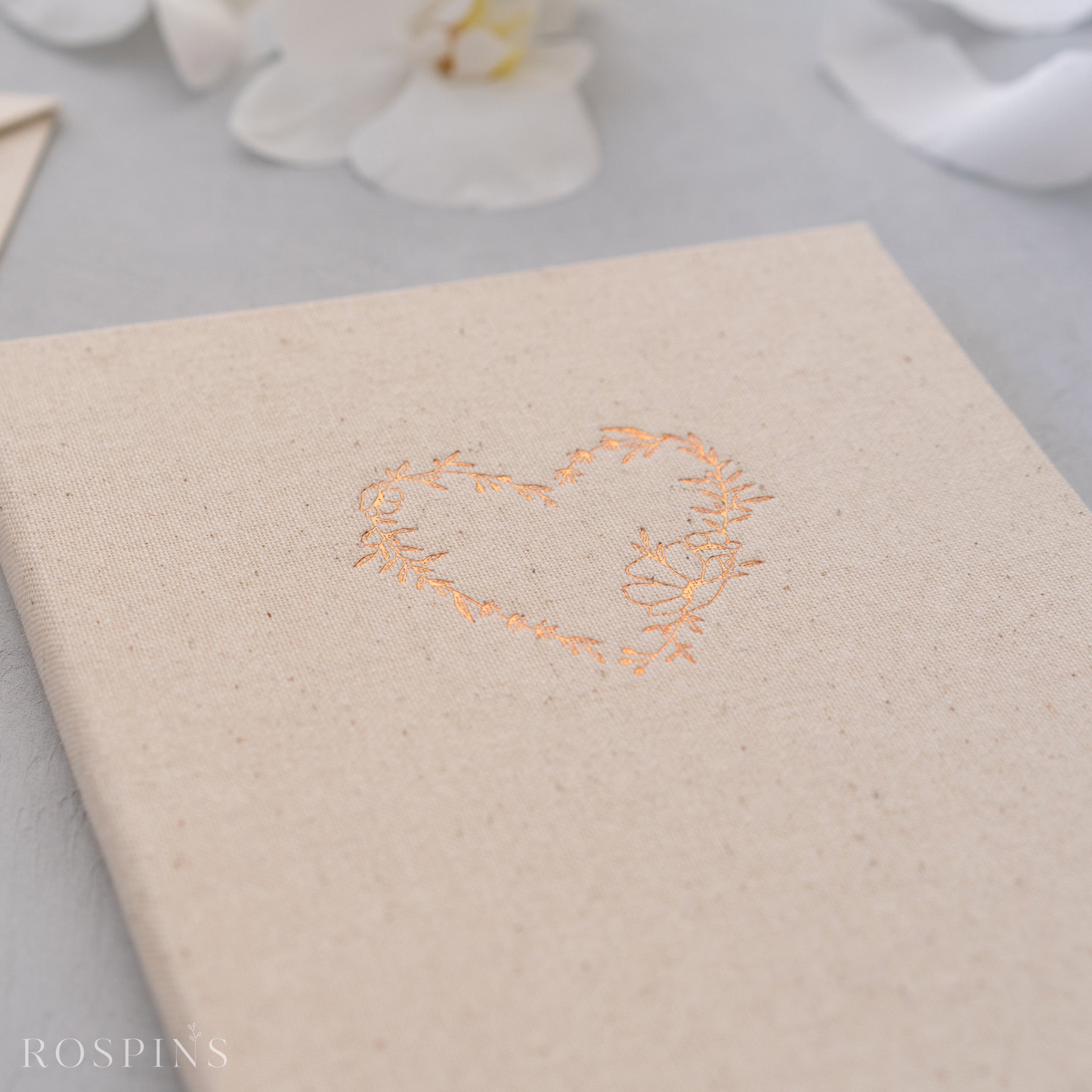 Linen Invitation Folio - New Natural Linen