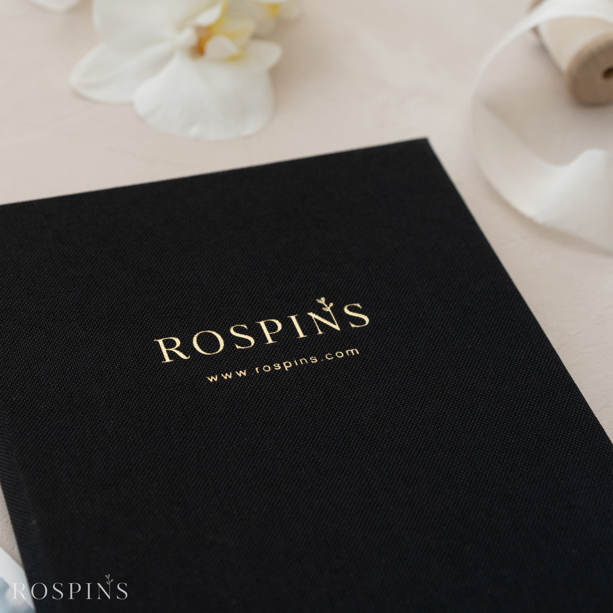 Linen Matted Folio - Black