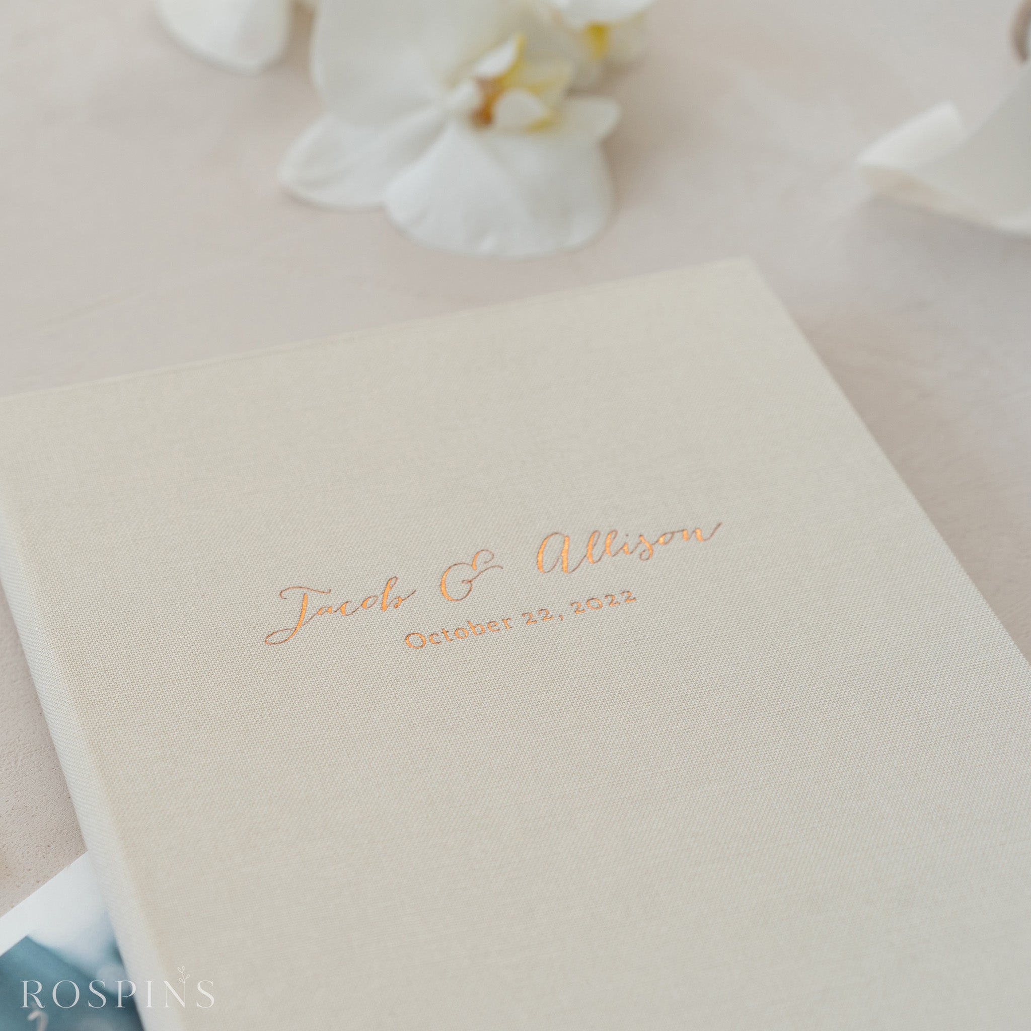 Linen Matted Folio - Ivory