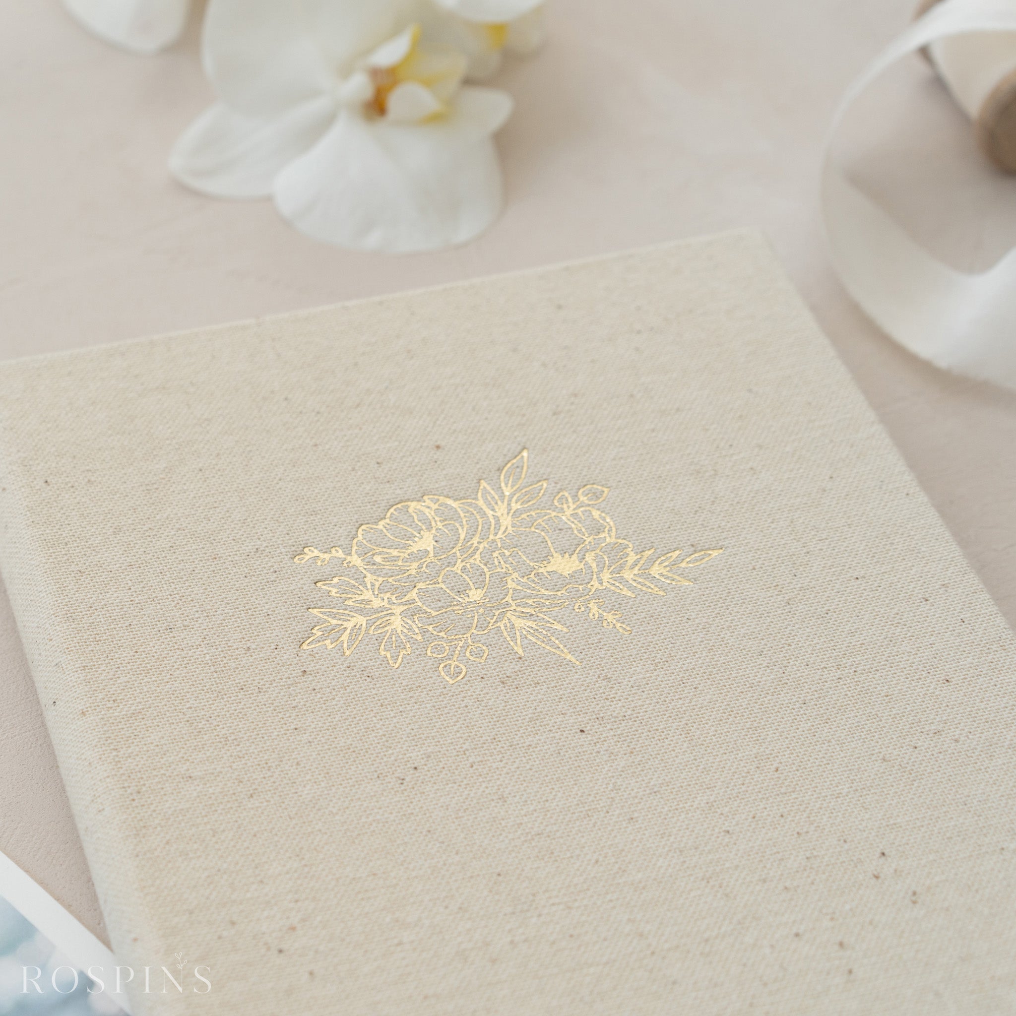 Linen Matted Folio - New Natural Linen