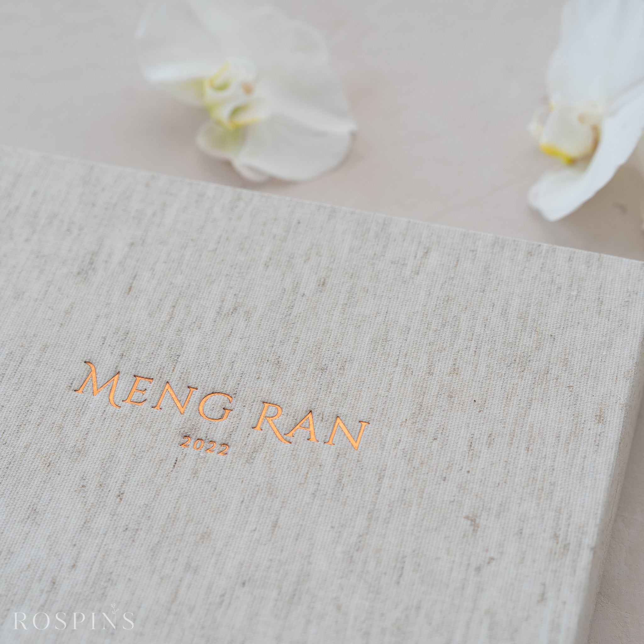 Linen Folio Box - Stratum Linen