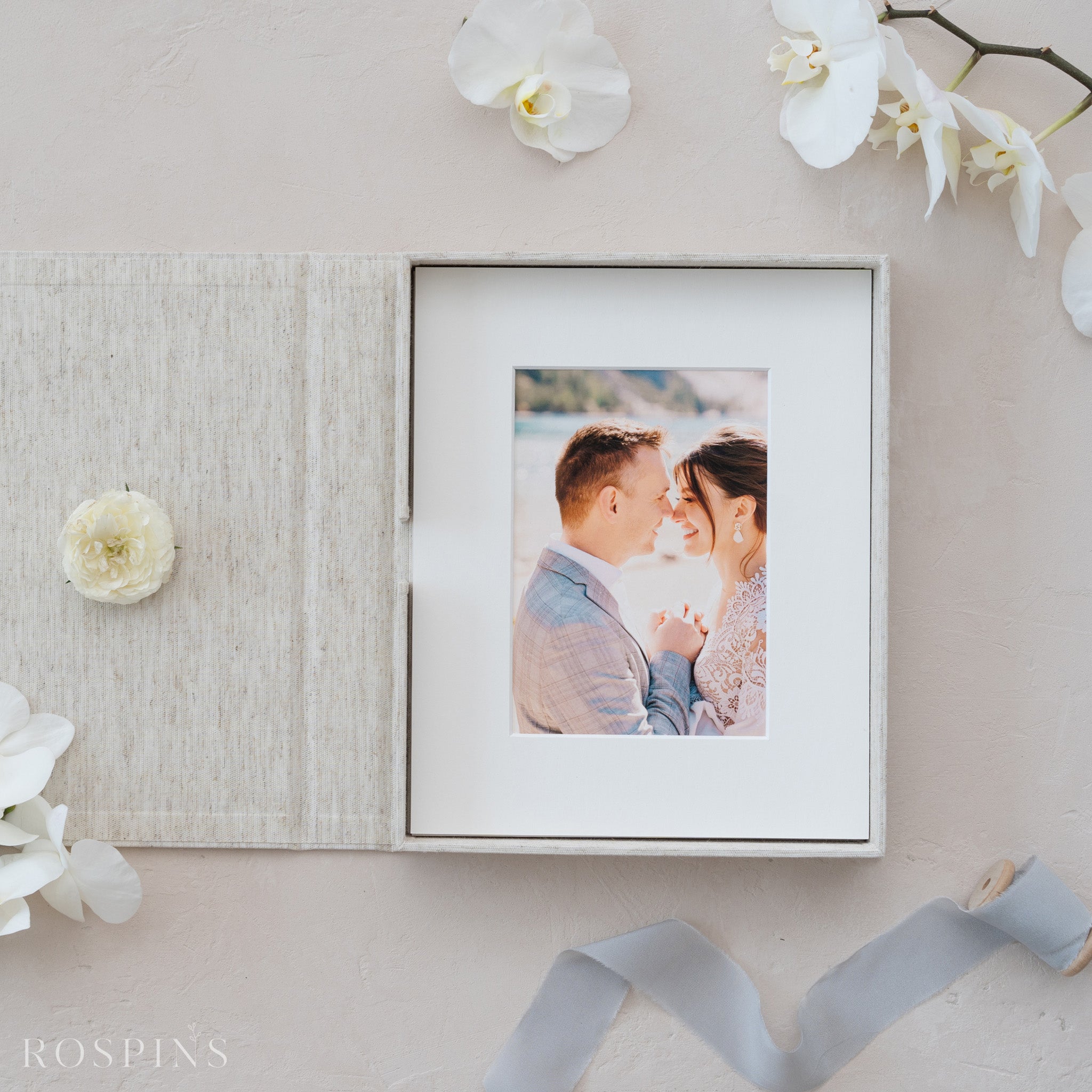 Linen Folio Box - Stratum Linen