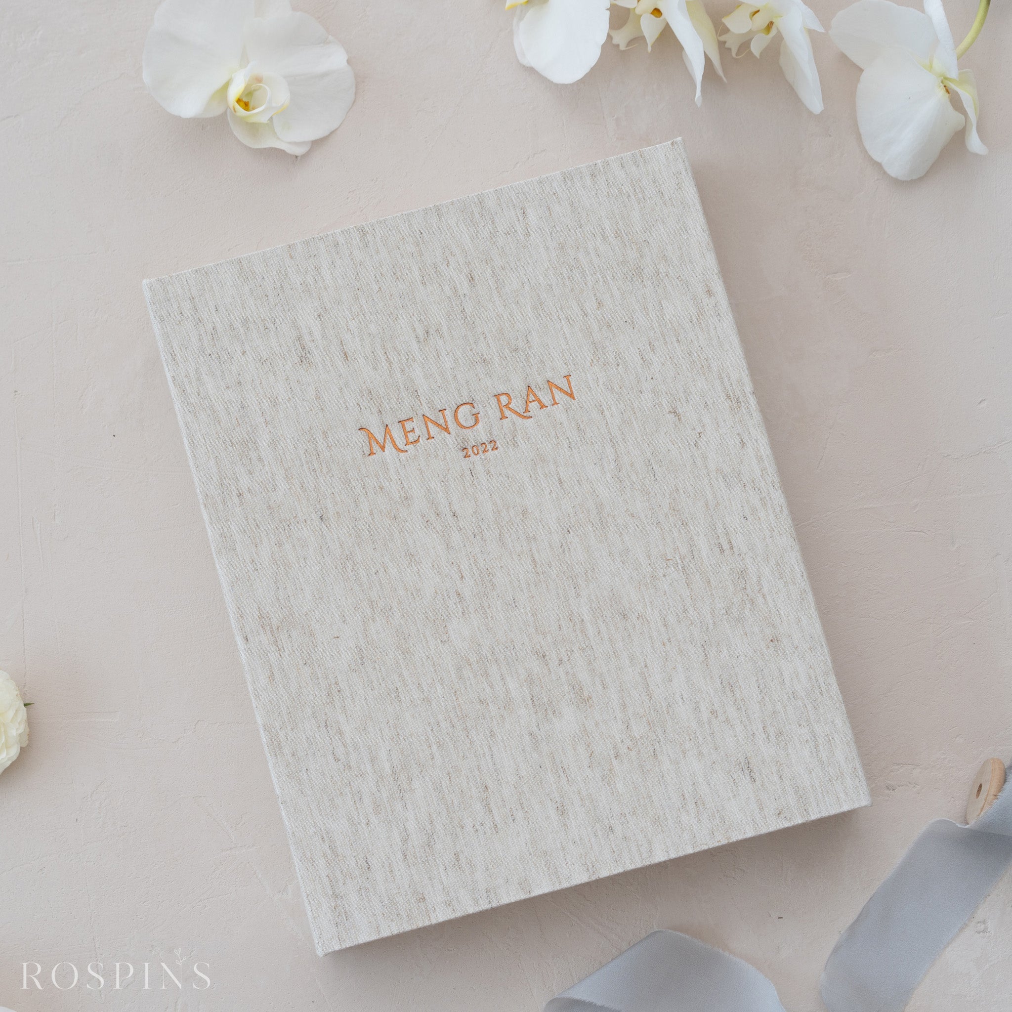 Linen Folio Box - Stratum Linen