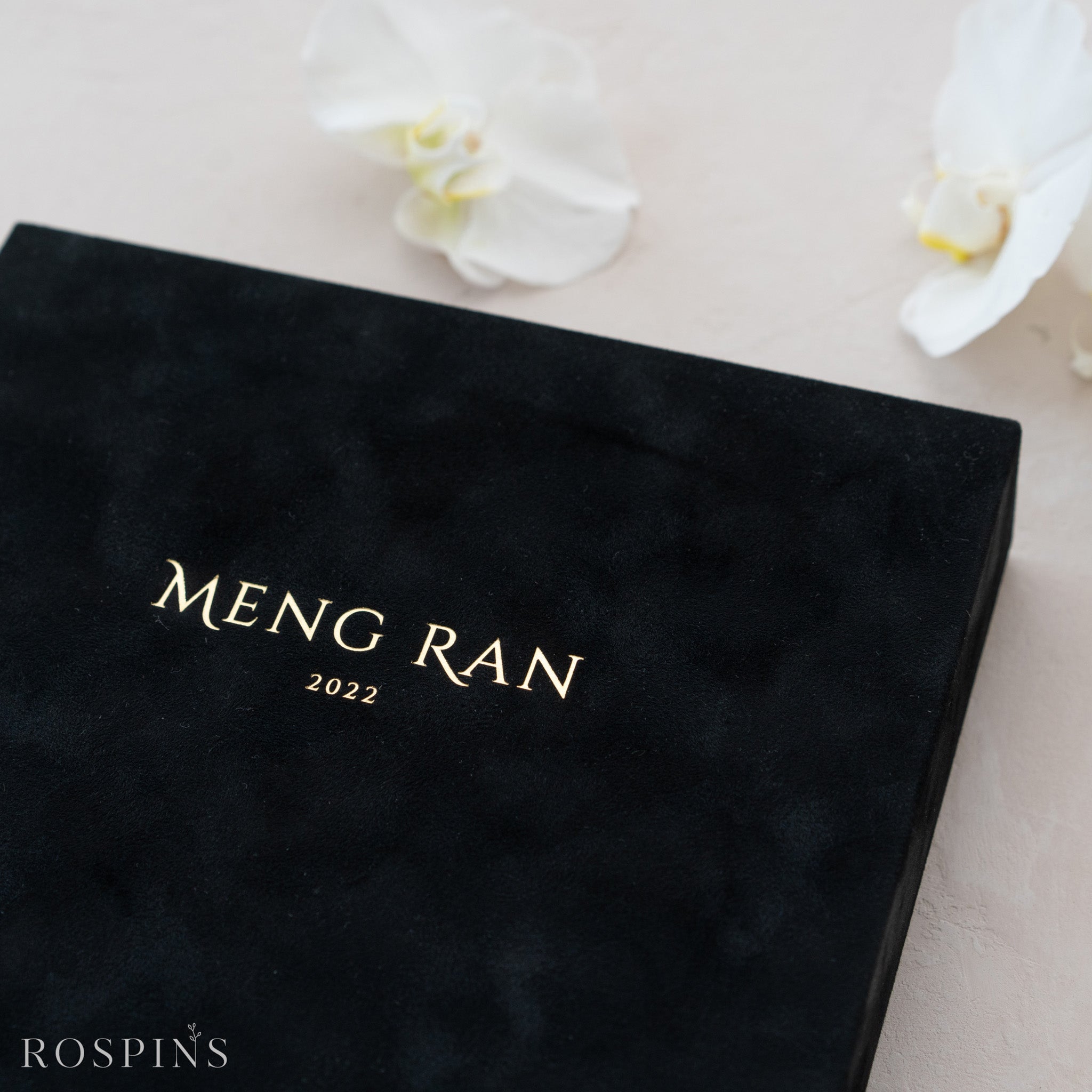 Velvet Folio Box - Black