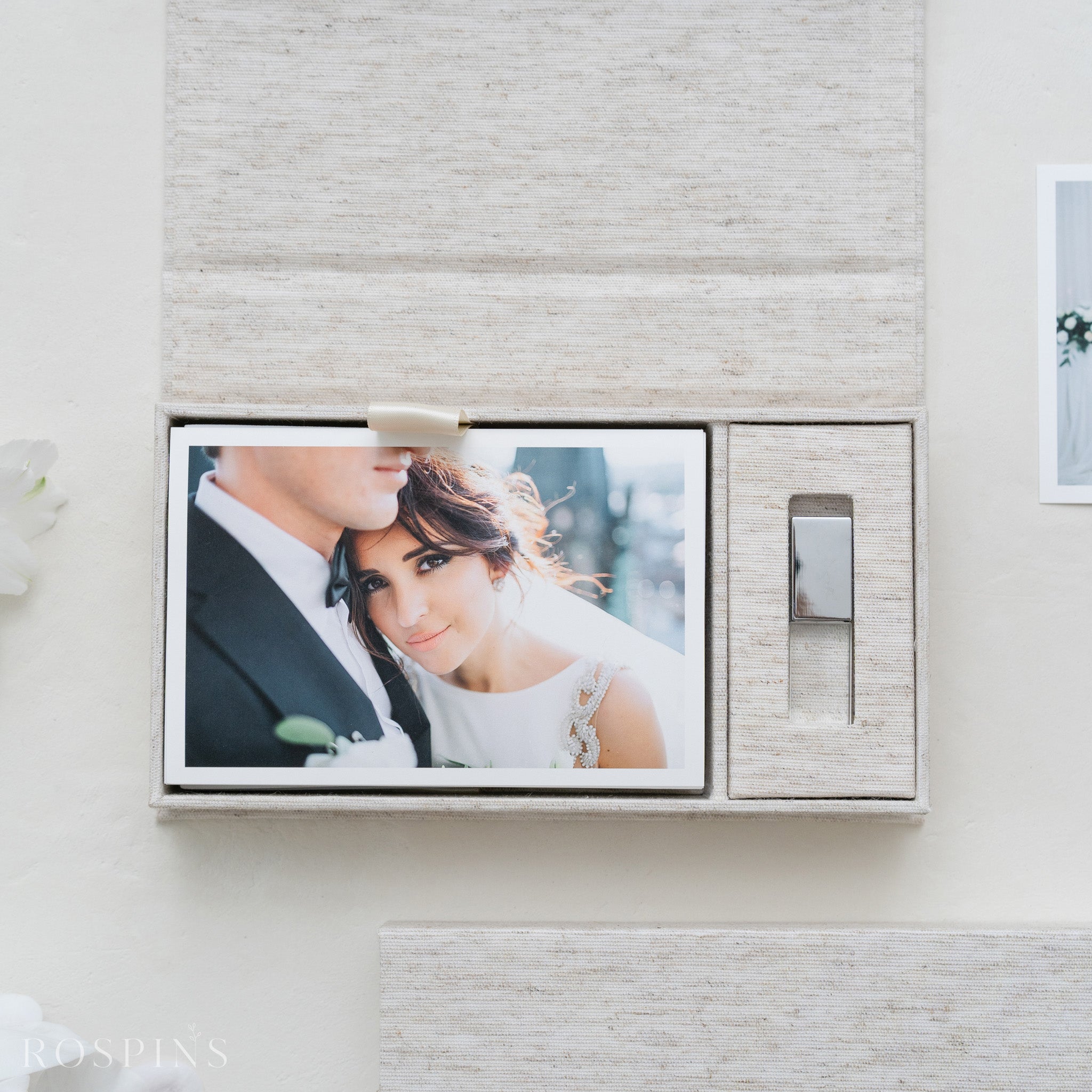 Linen Photo & USB Box - Stratum Linen