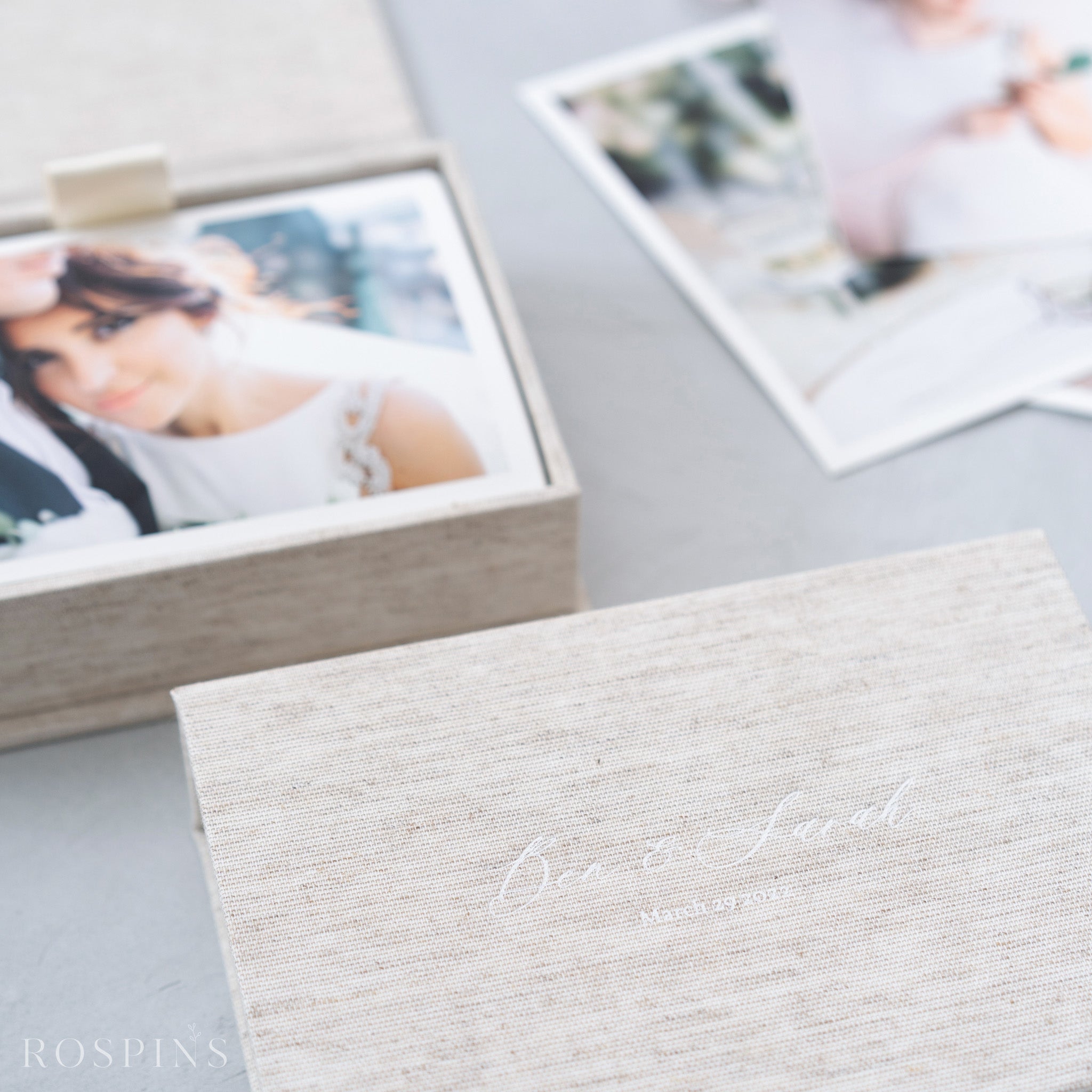 Linen Photo Box - Stratum Linen