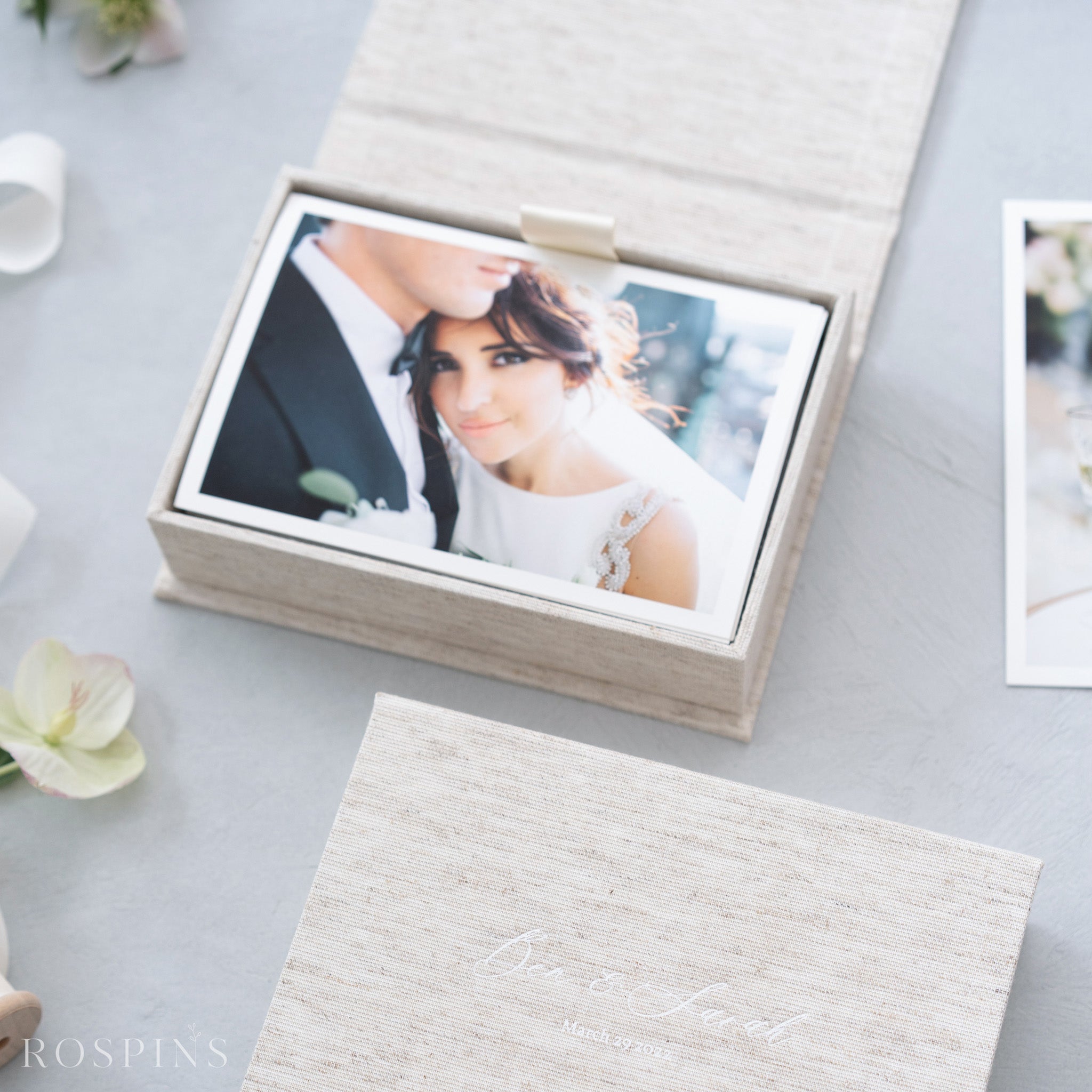Linen Photo Box - Stratum Linen