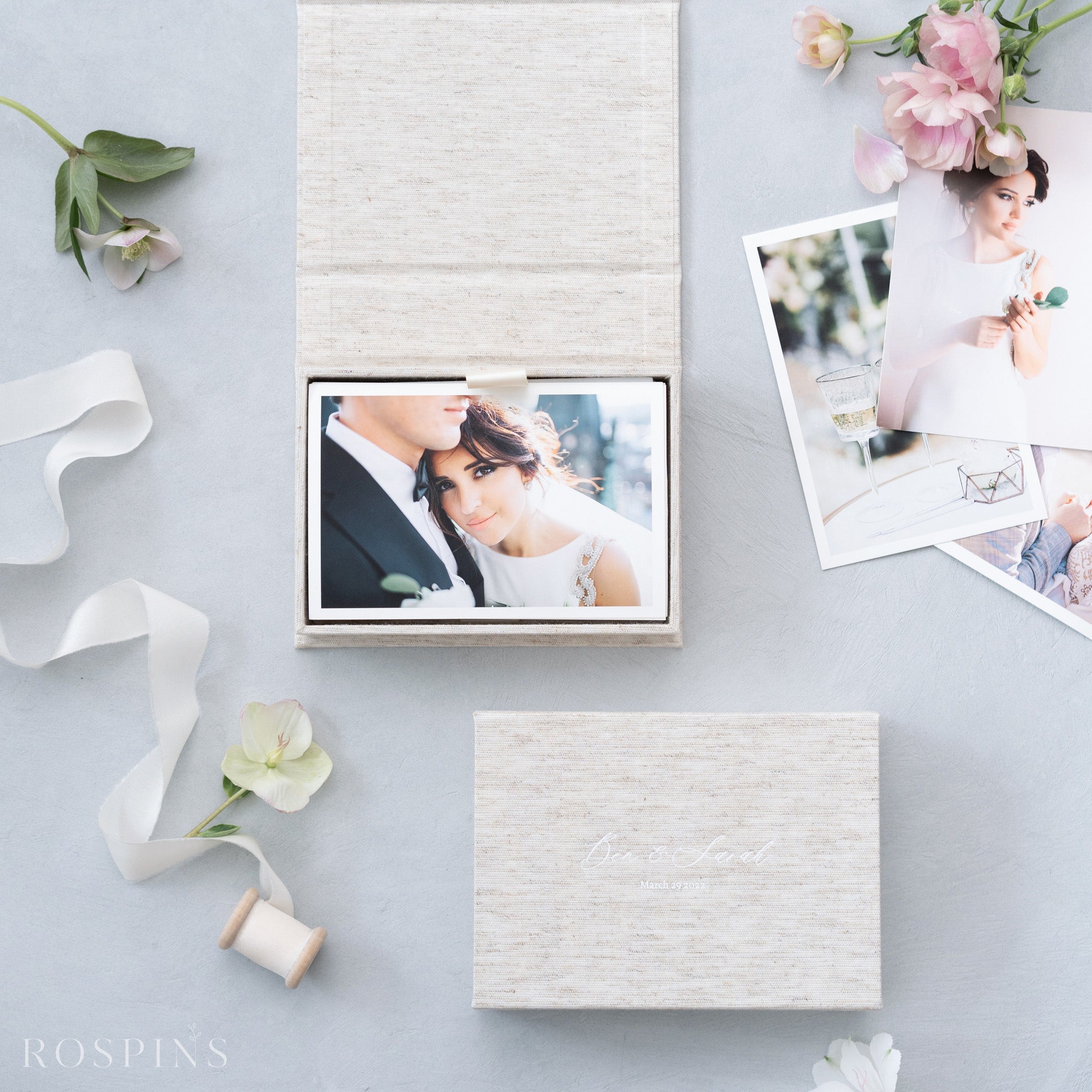 Linen Photo Box - Stratum Linen