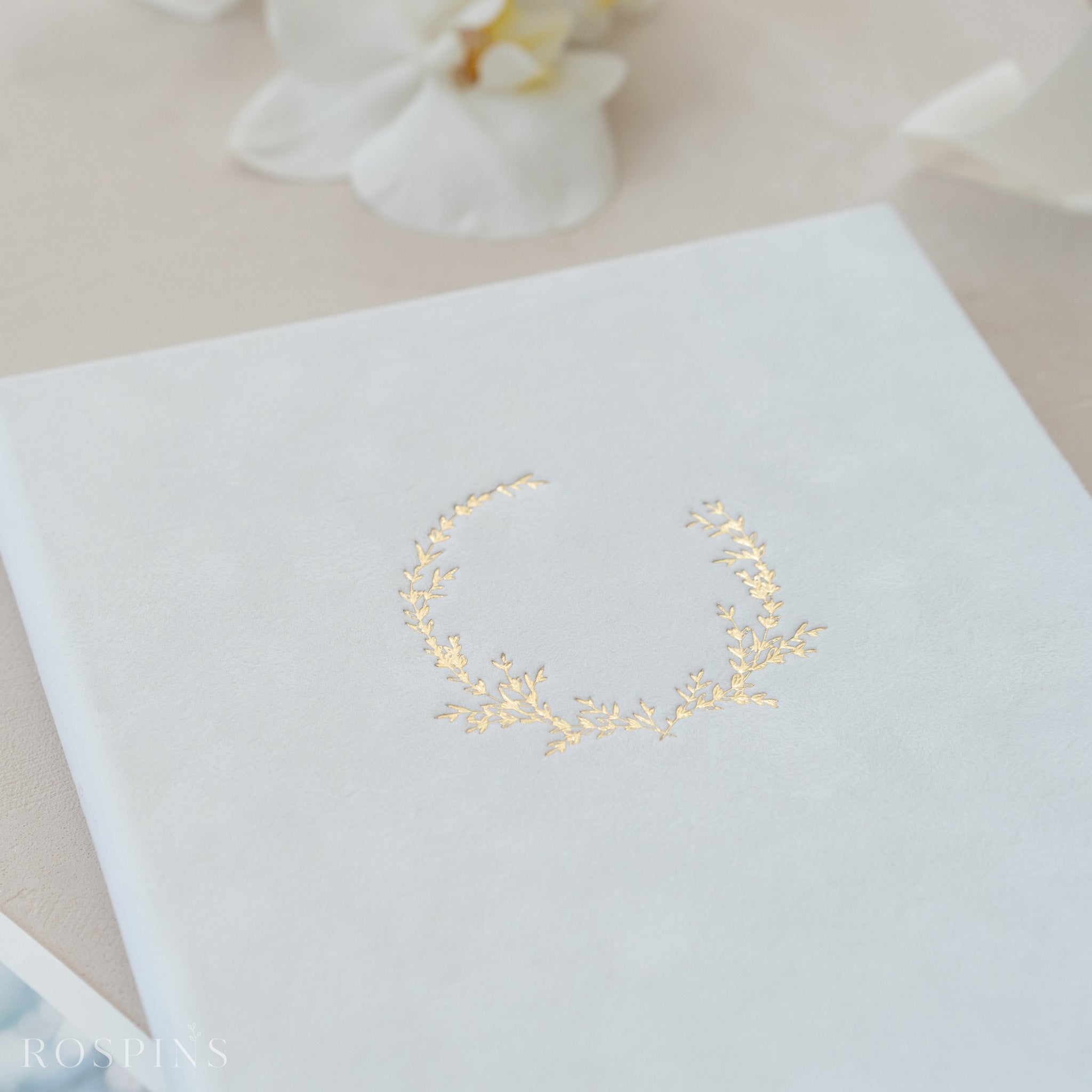 Velvet Matted folio - Bright White