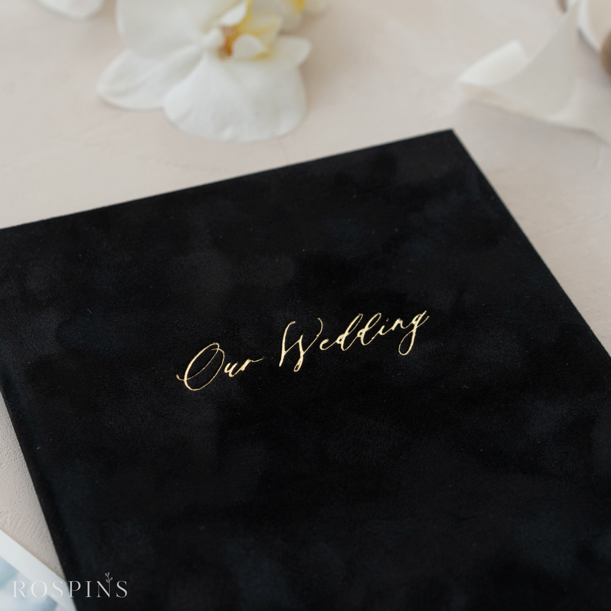 Velvet Matted folio - Black