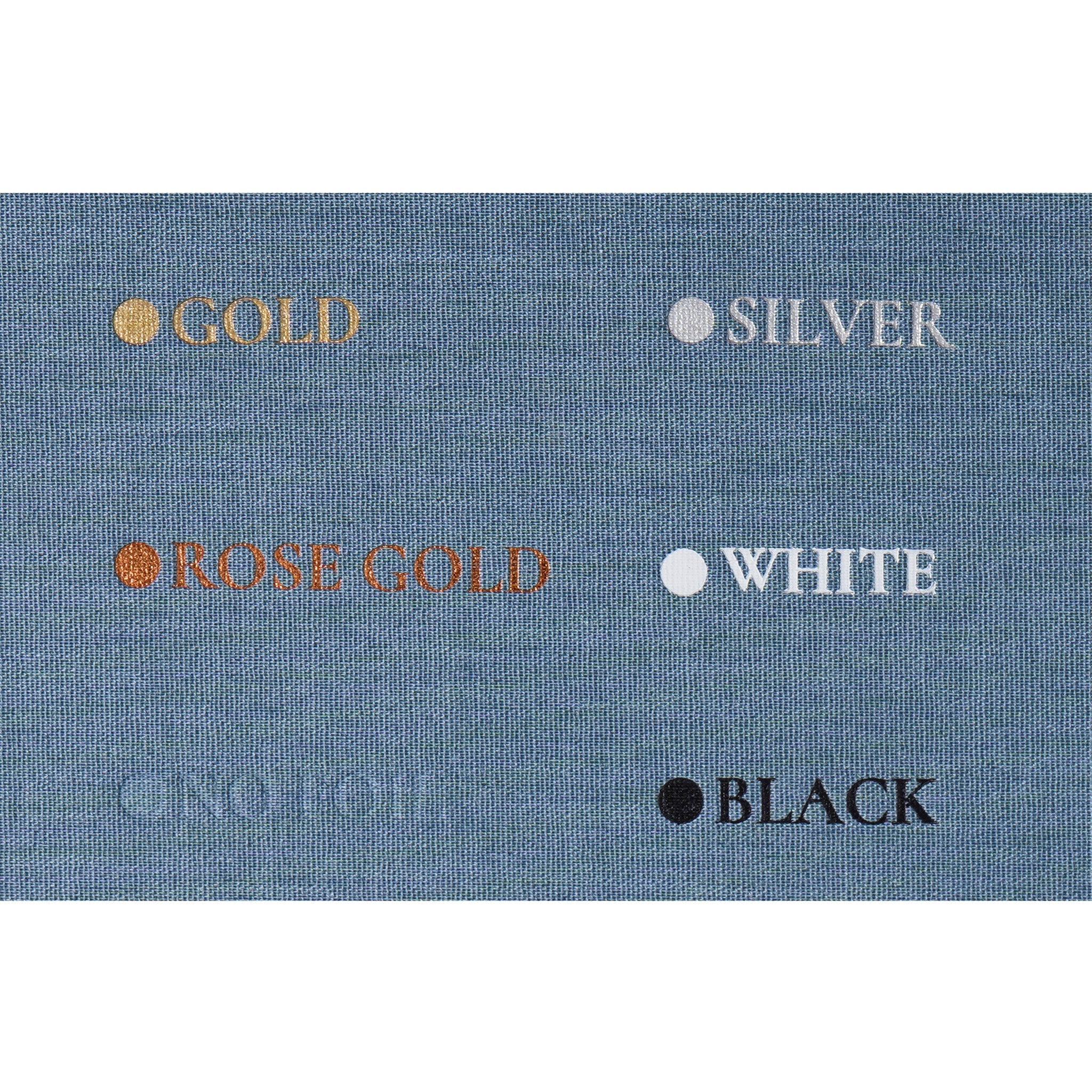 Linen Invitation Box - Lake Blue