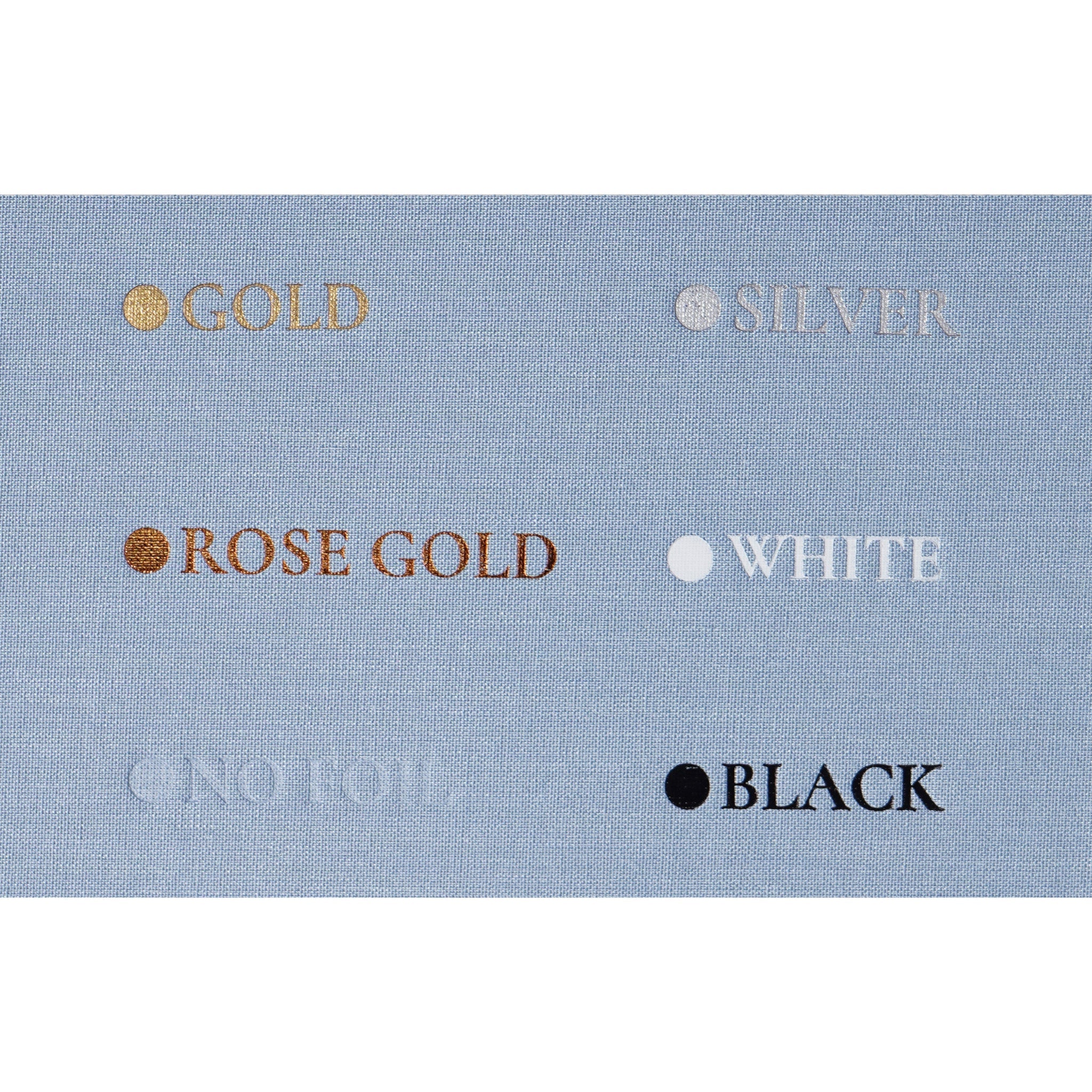 Linen Invitation Box - Light Blue