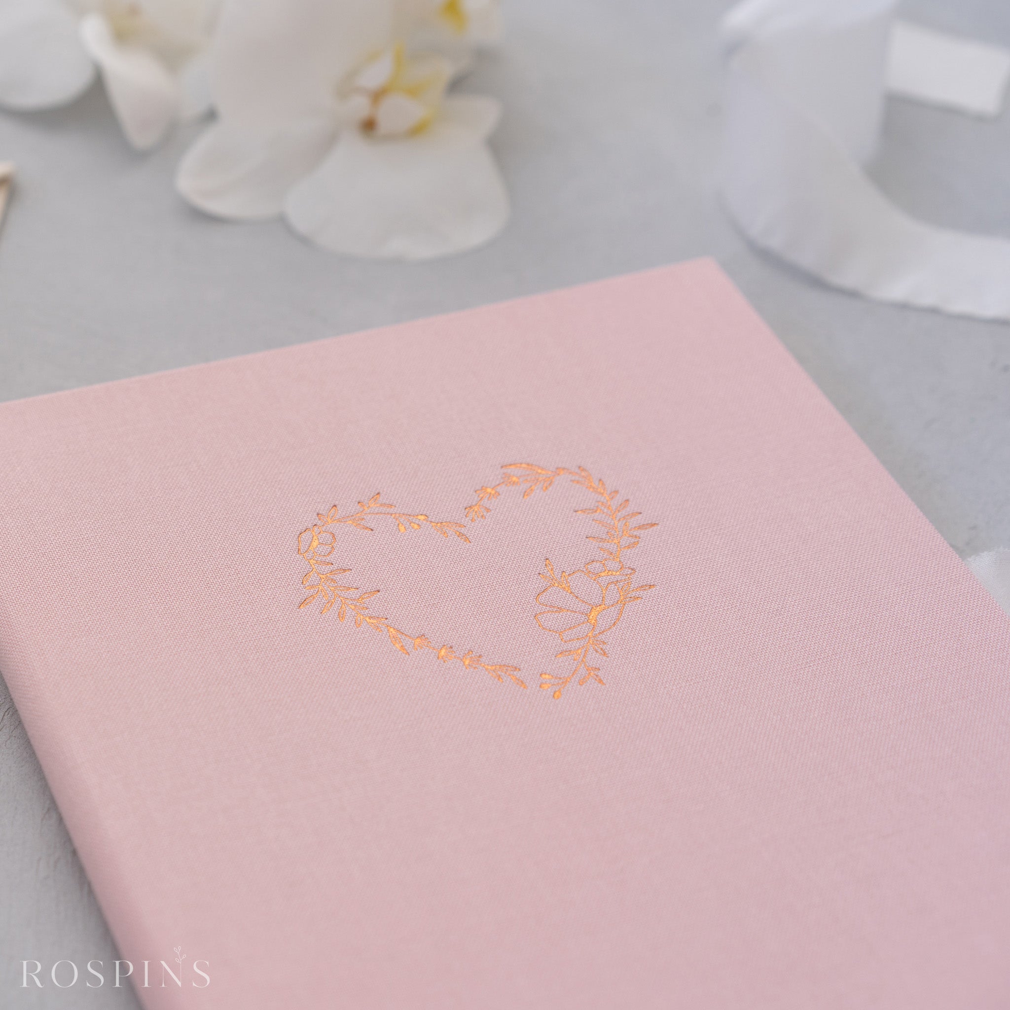 Linen Invitation Folio - Blush