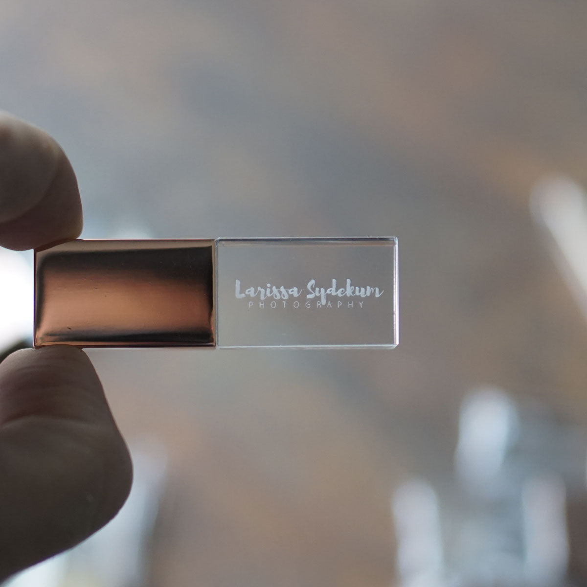 photography rose gold glass usb flash drives_rospins